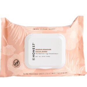HONEST company makeup remover wipes 30 ct NWT 2 pack x 30 = 60